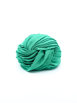 Emerald Gathered Jersey Turban Accessory arcadeshops.com