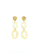 Karl Lagerfeld Openwork Drop Earrings Accessory arcadeshops.com