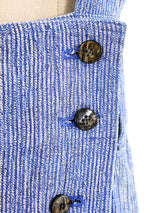 Issey Miyake Plantation Indigo Suspender Jumper Bottom arcadeshops.com