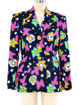 Escada Pop Floral Printed Blazer Jacket arcadeshops.com