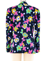 Escada Pop Floral Printed Blazer Jacket arcadeshops.com