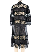 Christian Dior Leather and Lace Dress Dress arcadeshops.com