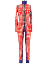 1995 Jean Paul Gaultier Iconic Cyberdot Ensemble Suit arcadeshops.com