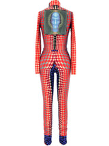 1995 Jean Paul Gaultier Iconic Cyberdot Ensemble Suit arcadeshops.com