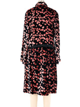 Galanos Spotted Velvet Skirt Ensemble Suit arcadeshops.com