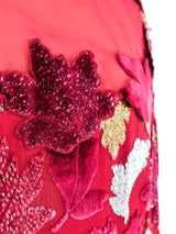 Richilene Metallic Flocked Velvet Dress Dress arcadeshops.com