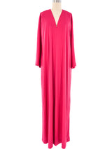 Halston IV Pink Jersey Caftan Dress arcadeshops.com
