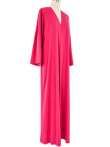 Halston IV Pink Jersey Caftan Dress arcadeshops.com