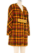 Bonnie Cashin Belted Tweed Wool Coat Outerwear arcadeshops.com