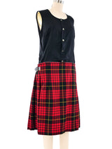 Comme des Garcons Plaid Kilt Dress Dress arcadeshops.com