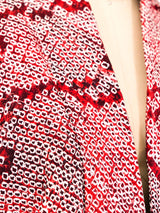 Ombre Plum Shibori Printed Kimono Jacket arcadeshops.com