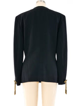 Genny Black Tassel Jacket Jacket arcadeshops.com