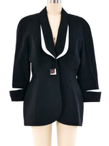 Thierry Mugler Two-Tone Architectural Jacket Jacket arcadeshops.com