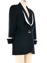 Thierry Mugler Two-Tone Architectural Jacket Jacket arcadeshops.com