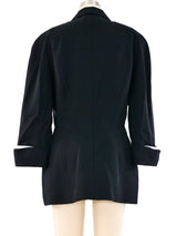 Thierry Mugler Two-Tone Architectural Jacket Jacket arcadeshops.com