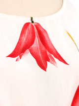 Valentino Tulip Printed Silk Skirt Ensemble Suit arcadeshops.com