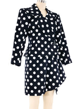 1990 Yves Saint Laurent Polka Dot Skirt Suit Suit arcadeshops.com