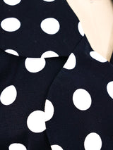 1990 Yves Saint Laurent Polka Dot Skirt Suit Suit arcadeshops.com