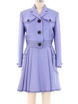 1992 Gianni Versace Lavender Skirt Suit Suit arcadeshops.com