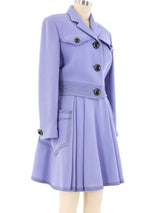 1992 Gianni Versace Lavender Skirt Suit Suit arcadeshops.com