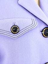 1992 Gianni Versace Lavender Skirt Suit Suit arcadeshops.com