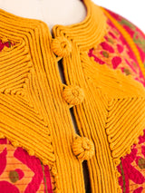 Oscar de la Renta Printed Silk Ensemble Suit arcadeshops.com