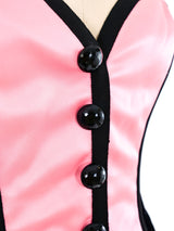1988 Yves Saint Laurent Velvet Bustier Top Top arcadeshops.com