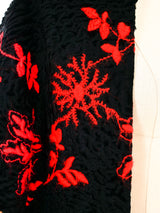 Fringe Trimmed Shawl Outerwear arcadeshops.com