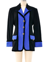 Escada Sapphire Colorblock Jacket Jacket arcadeshops.com