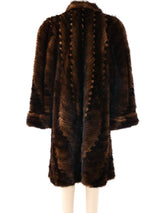 Givenchy Fur Swing Coat Outerwear arcadeshops.com