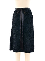 Adolfo Rosette Midi Skirt Bottom arcadeshops.com