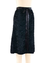 Adolfo Rosette Midi Skirt Bottom arcadeshops.com