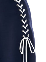 Christian Dior Lace Up Dress Dress arcadeshops.com