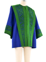 Colorblock Felted Wool Jacket Jacket arcadeshops.com