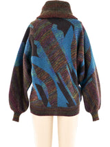 Ungaro Abstract Wool Sweater Top arcadeshops.com