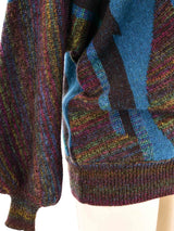 Ungaro Abstract Wool Sweater Top arcadeshops.com