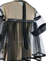 Noir Tulle Ruffle Babydoll Top Top arcadeshops.com