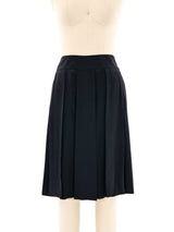 Chanel Pleated Silk Skirt Bottom arcadeshops.com