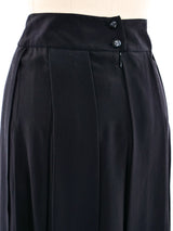 Chanel Pleated Silk Skirt Bottom arcadeshops.com