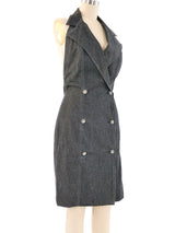 Patrick Kelly Denim Halter Dress Dress arcadeshops.com