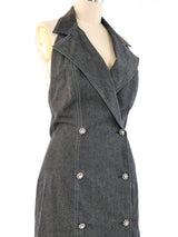 Patrick Kelly Denim Halter Dress Dress arcadeshops.com