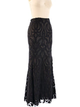 Valentino Lace Maxi Skirt Bottom arcadeshops.com