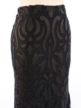 Valentino Lace Maxi Skirt Bottom arcadeshops.com