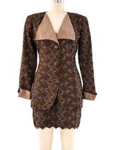 Guy Laroche Brocade Skirt Suit Suit arcadeshops.com