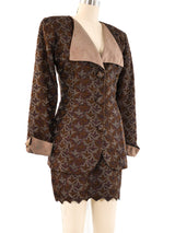 Guy Laroche Brocade Skirt Suit Suit arcadeshops.com