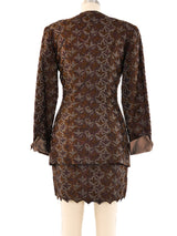 Guy Laroche Brocade Skirt Suit Suit arcadeshops.com