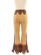 Moschino Western Suede Pants Bottom arcadeshops.com