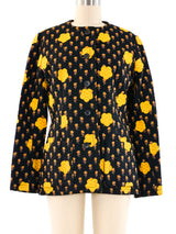 Givenchy Floral Print Quilted Jacket Jacket arcadeshops.com
