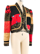 Jeanne Marc Quilted Metallic Jacket Jacket arcadeshops.com