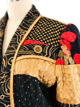 Jeanne Marc Quilted Metallic Jacket Jacket arcadeshops.com
